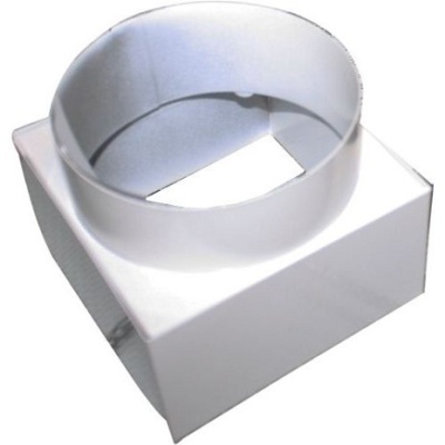 Переход вент на выт 90*100 бел