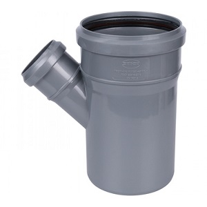 Тройник кан. 110х50/45 СТАНДАРТ (серая) КОНТУР