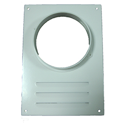 Вент решетка 120 круг бел