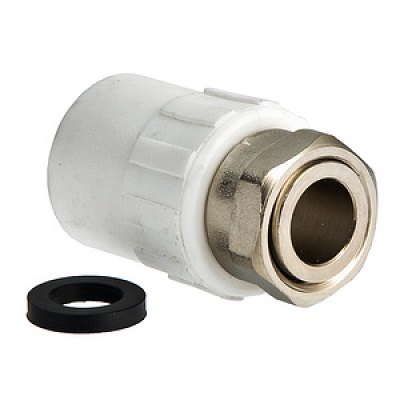 БП Пресс Соед. прям. с нак.гай 16(2,2)*1/2 (5210)