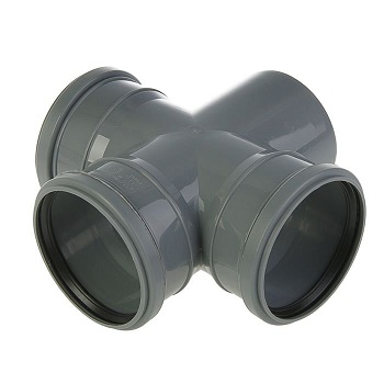 Крестовина однопл.кан.110х110х110/90 СТАНДАРТ (серая) КОНТУР