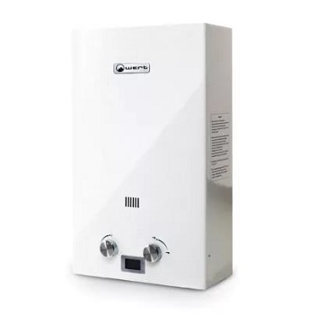  Газовый проточный водонагреватель WERT 10E White имеет небольшие габаритные размеры благодаря горелке с поперечно расположенными рожками. Передняя панель устройства легко поддается монтажу/демонтажу. Холодная вода подводится при помощи усиленного патрубк