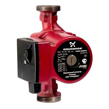 Grundfos  насос UPS 25-80 с гайками