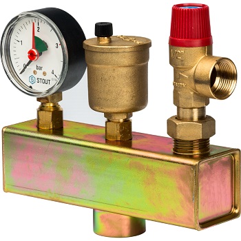 Группа безопасности котла STOUT 50квт 3бар