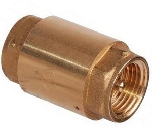 Клапан обратный пруж муфтовый с металл STOUT 1