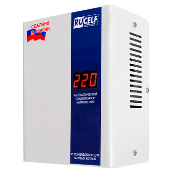   

 Стабилизатор напряжения Rucelf КОТЕЛ-400 имеет настенный способ установки, что позволяет сэкономить рабочее пространство котельной, медицинского учреждения, а также любого другого административного или бытового помещения. Данная модель обладает высо