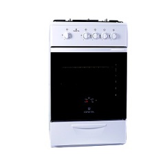    Плита газовая GRETA 1470-00 12  эмалированная 4-х конфорочная. Цвет белый. Щиток. Решетки стола стальные. Поддуховочный ящик откидной. Регулировочные ножки. Аксессуары глубокий противень, решетка.  

     Духовка	газовая. Максимальная температура духо