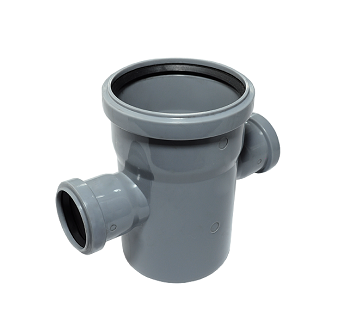 Крестовина однопл.кан.110х50х50/90 СТАНДАРТ (серая) КОНТУР