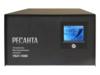   
Устройство бесперебойного питания РЕСАНТА УБП-1000 
 
Форма выходного напряжения (в режиме 