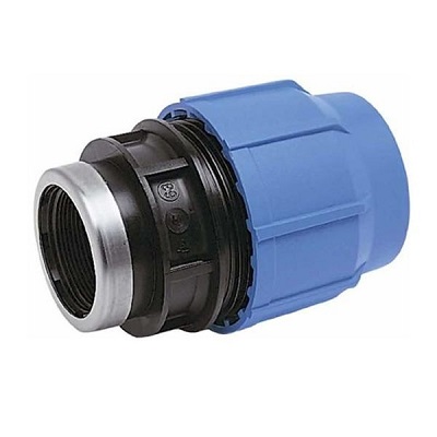 Муфта перех. ПЭ с вн. труб. резьбой 25х3/4 (обж)