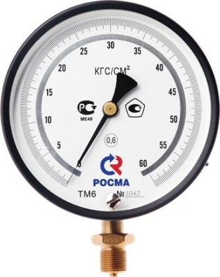 Манометр ТМ-510Р (0-1Мпа) С1/2  150С  кл.1,5