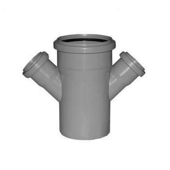 Крестовина однопл.кан.110х50х50/45 СТАНДАРТ (серая) 