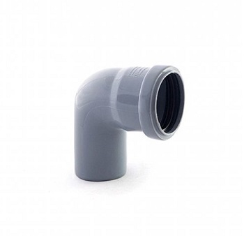 Отвод кан. 50х90 СТАНДАРТ (серая) КОНТУР