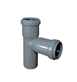 Тройник кан. 32х32/90 СТАНДАРТ (серая) 