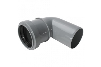 Отвод кан. 40х90 СТАНДАРТ (серая) 