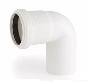 Отвод кан. 110х90 УЮТ (белая) КОНТУР