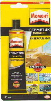 Герметик силикон 85 МОМЕНТ(проз)