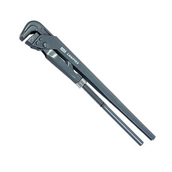 КТР №1 
  Ключ трубный рычажный №1 (ключ газовый) предназначен для захвата, вращения и удерживания труб и других соединительных частей. Захват: 1 дюйм (10 -36 мм). 
 
 