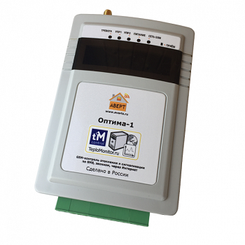 GSM Контроллер Оптима -1 

 

«Оптима-1» предназначена для дистанционного контроля и управления объектами с помощью мобильного телефона. 

«Оптима - 1» следит за состоянием объекта с помощью различных датчиков и оповещает вас по мобильному телефону о л