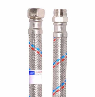 Подводка вод ГИГАНТ 0,8 м  г/ш  нерж. 1/2