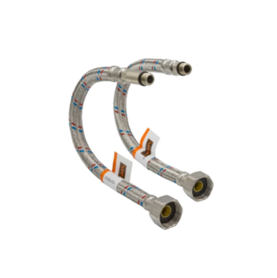  Подводка к смес 0,6см (пара) ПВХ AQUALINK  в магазине Газовик- М