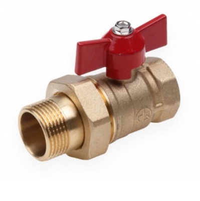 КШ со сгоном ВН-НР  бабочка  1/2" (AQUALINK) в Пензе